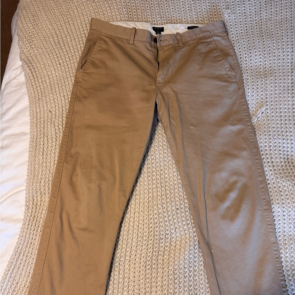 JCrew Factory Men’s Flex Chino Straight 33/30